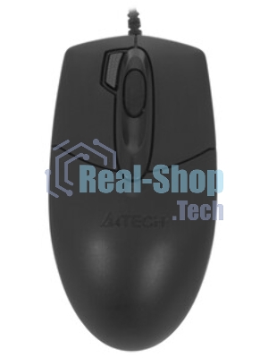 Мышь проводная A4Tech OP-730D черный, 1200 dpi, USB, кнопки - 4