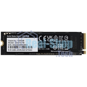 Твердотельный накопитель SSD Gigabyte M.2 2280 1TB AORUS Client SSD AG4731TB N PCI-Express 4.0 x4, NVMe 1.4 7300/6000 RTL, without heatsink