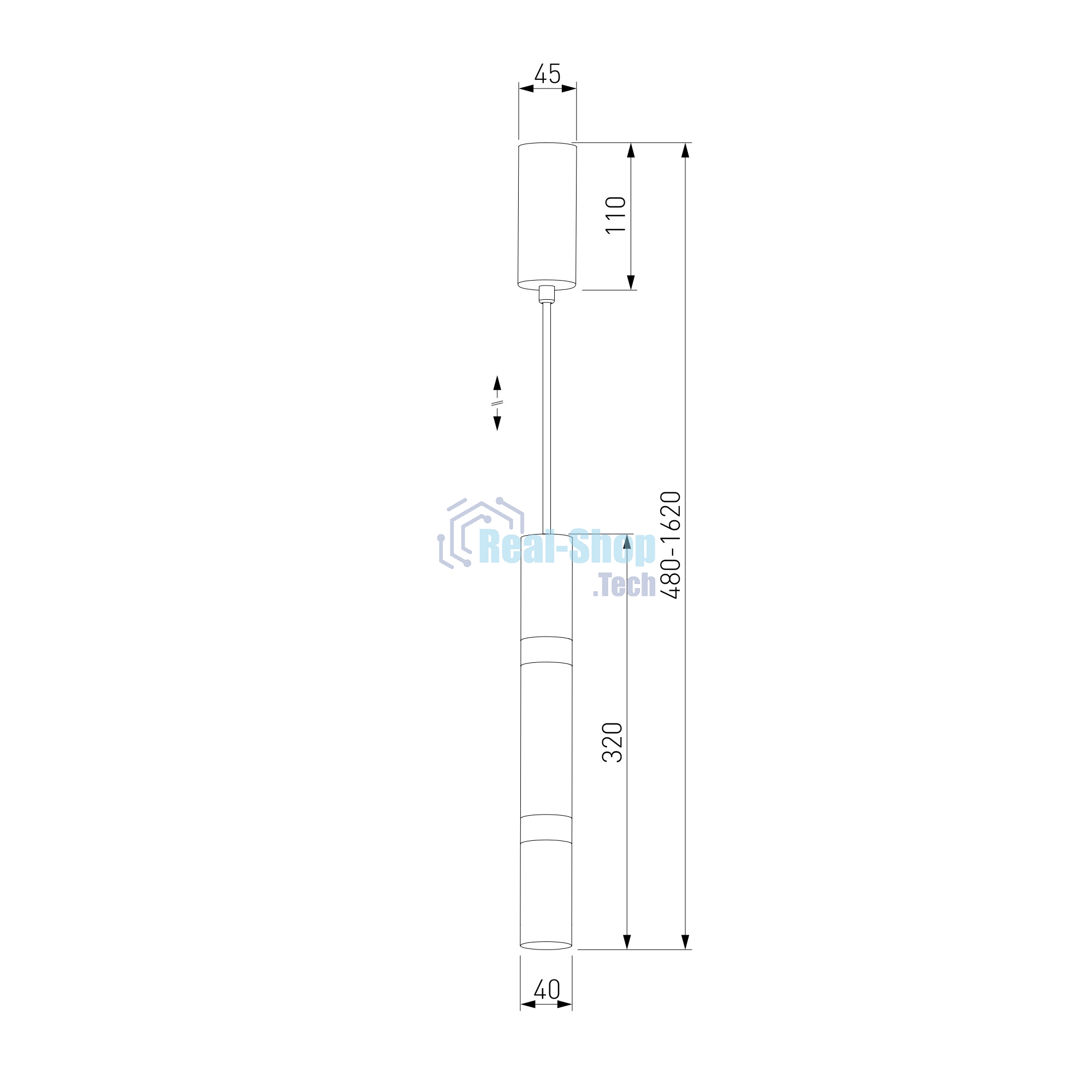 50210/1 LED / подвесной светильник / белый