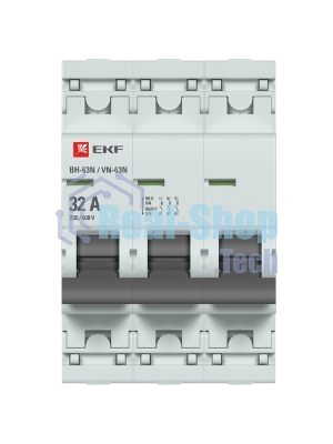 Выключатель нагрузки 3п 32А ВН-63N PROxima EKF S63332