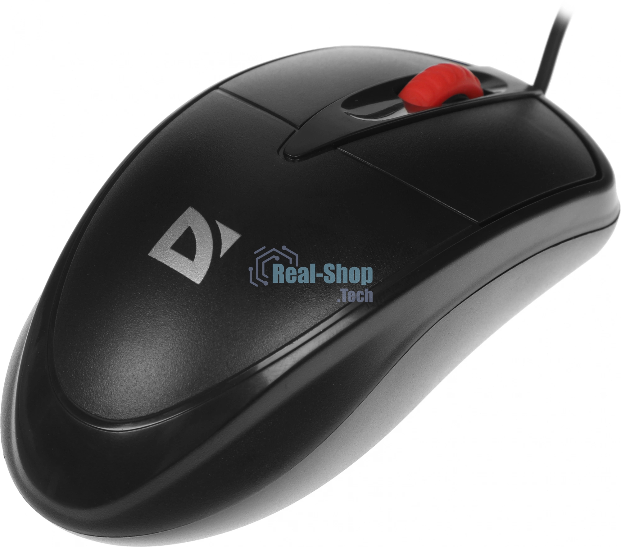 Мышь проводная Defender Icon MB-057 черный, 1000 dpi, USB, кнопки - 3