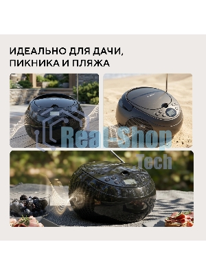 Аудиомагнитола Hyundai H-CD3301 черный 4Вт CD CDRW MP3 FM(dig)