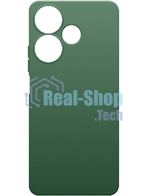 Чехол (клип-кейс) BoraSCO для Xiaomi Poco M6 4G Silicone Case зеленый опал (73629)