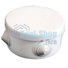 Коробка распр. ОП d90х45 4 выхода 4 гермоввода IP54 крышка защелкивающаяся бел. Epplast 140141