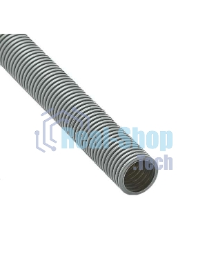 Труба гофрированная ПВХ d50 мм с протяжкой сер. (15 м) Ruvinil 15001