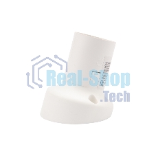 Патрон пластиковый Rexant настенный Е27 наклонный, белый c этикеткой