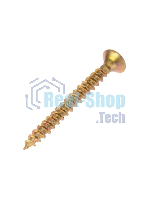 Саморез универсальный Kranz 3х30, желтый цинк, упаковка поставщика (16 000 шт.)