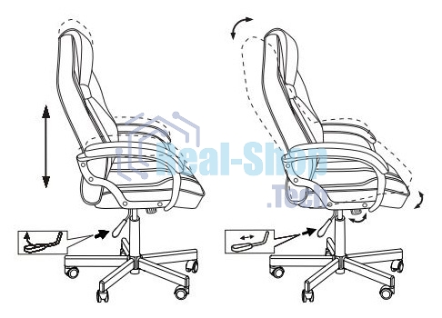 Кресло игровое Бюрократ VIKING 6 KNIGHT BR FABRIC коричневый, крестовина металл/пластик