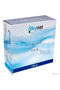 Кабель SkyNet Standart FTP outdoor 4x2x0,48, медный, FLUKE TEST, кат.5e, однож., 100 м, box, черный