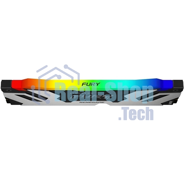 Оперативная память Kingston Fury Renegade, DDR5, 16Gb (1x16Gb), 7200MHz, CL38, DIMM, радиатор, RGB, черный