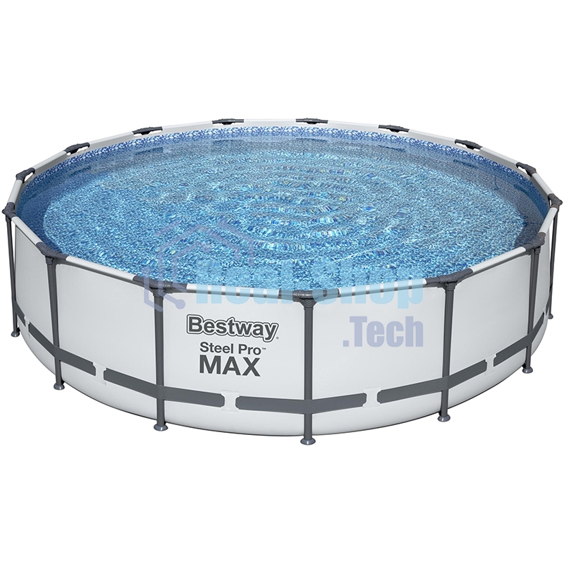 Каркасный бассейн Bestway Steel Pro Max (полный комплект) 457x107 см, 14970 л, Bestway 56488