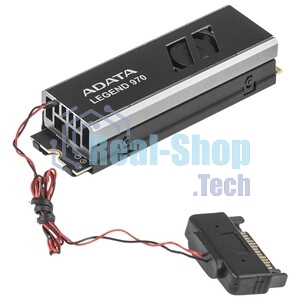 Накопитель SSD ADATA LEGEND 970, 2Tb, PCIe 5.0 x4, M.2 2280, NVMe, R/W 10000/10000, с радиатором