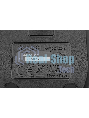 Комплект клавиатура+мышь A4Tech KR-3330S проводной, USB, 1200 DPI, чёрный