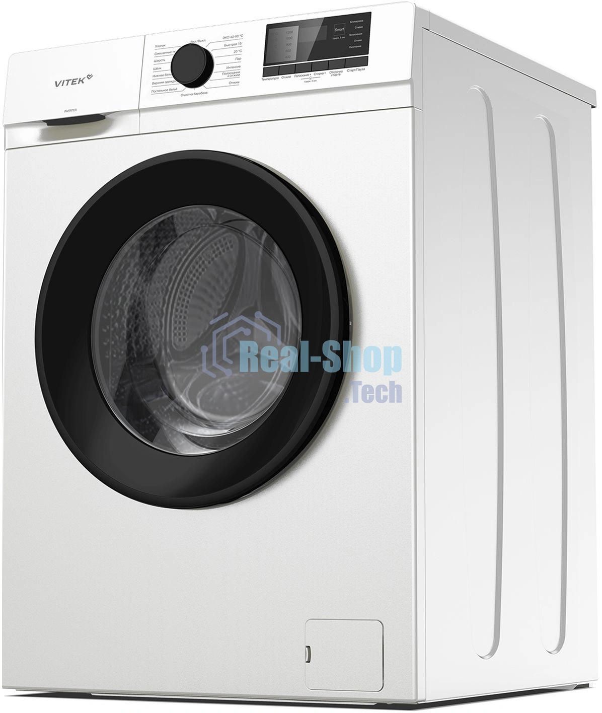 Стиральная машина Vitek VT-WME7208 белый, загрузка фронтальная 7 кг, 1200 об/мин, класс A+++