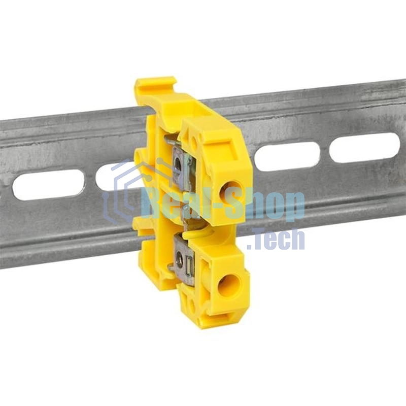 Колодка клеммная JXB-2.5/35 (25а) жел. EKF plc-jxb-2.5/35y