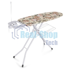 Доска гладильная DOGRULAR КАПИТОЛ белый, чехол с подкладкой из хлопка, подставка под утюг