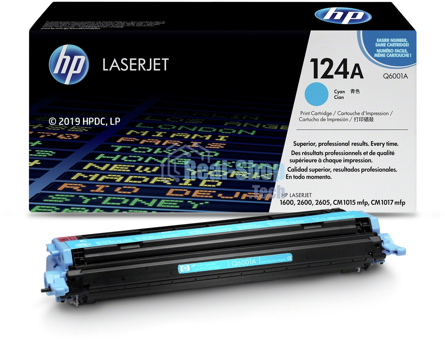 Картридж лазерный HP Q6001A голубой для Color LaserJet 2600 2000 стр.