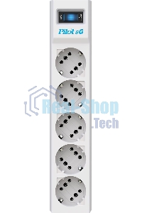 Сетевой фильтр Pilot SG 10 м (5 розеток) белый (коробка)