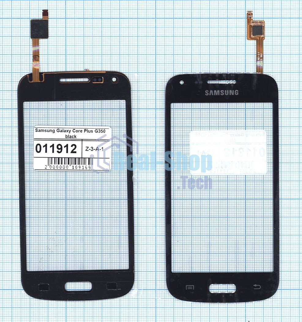 Сенсорное стекло (тачскрин) для Samsung Galaxy Core Plus SM-G350, черное