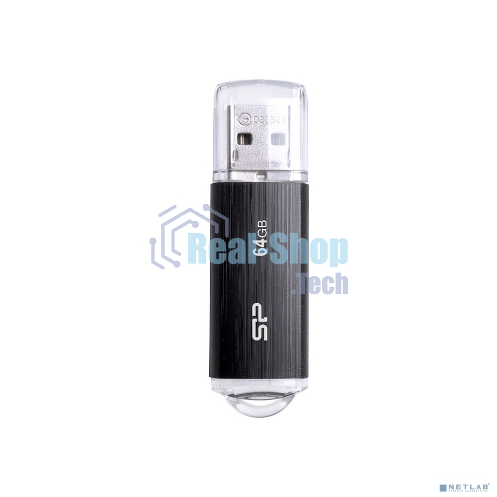 Флешка USB Silicon Power R/W 64Gb Ultima U02 SP064GbUF2U02V1K USB 2.0 черный