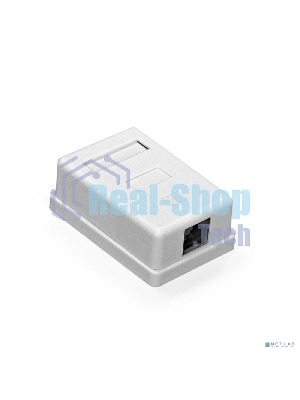 Розетка компьютерная внешняя ExeGate SM1-RJ45-C6 RJ-45 кат.6 UTP Krone/110
