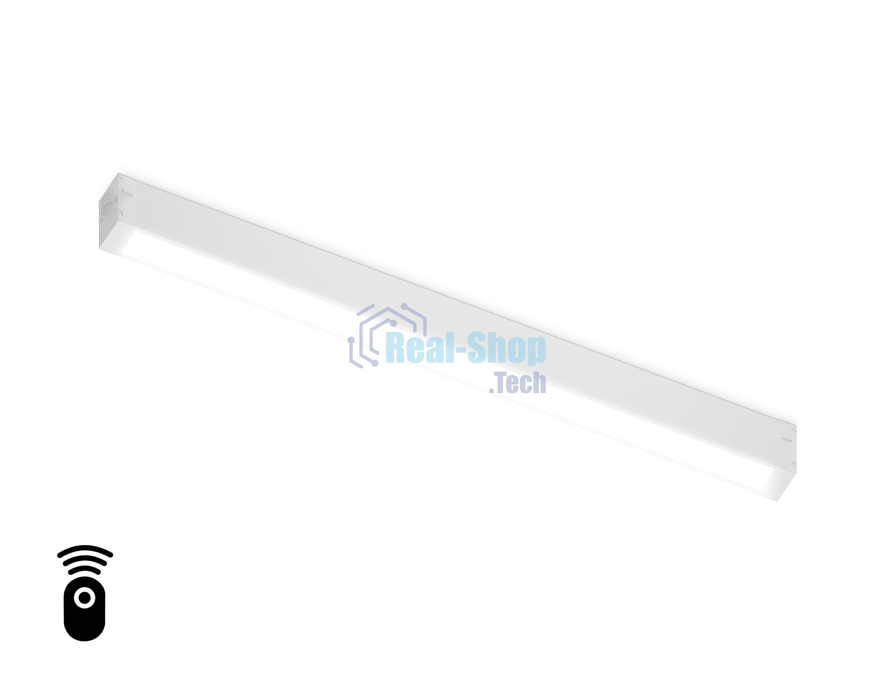 Управляемый светодиодный светильник для шинопровода Magnetic Ambrella light GL1281 WH белый IP20 18W 3000K-6400K 220V 120° 452*25*42 (Без ПДУ)