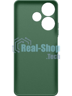 Чехол (клип-кейс) BoraSCO для Xiaomi Poco M6 4G Silicone Case зеленый опал (73629)