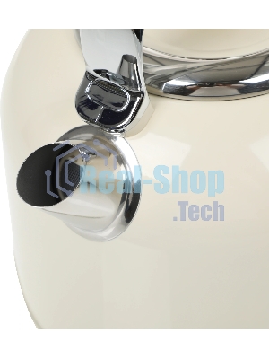 Чайник электрический Candy CK-205 слоновая кость, 1.7 л, 2200 Вт, скрытый нагревательный элемент
