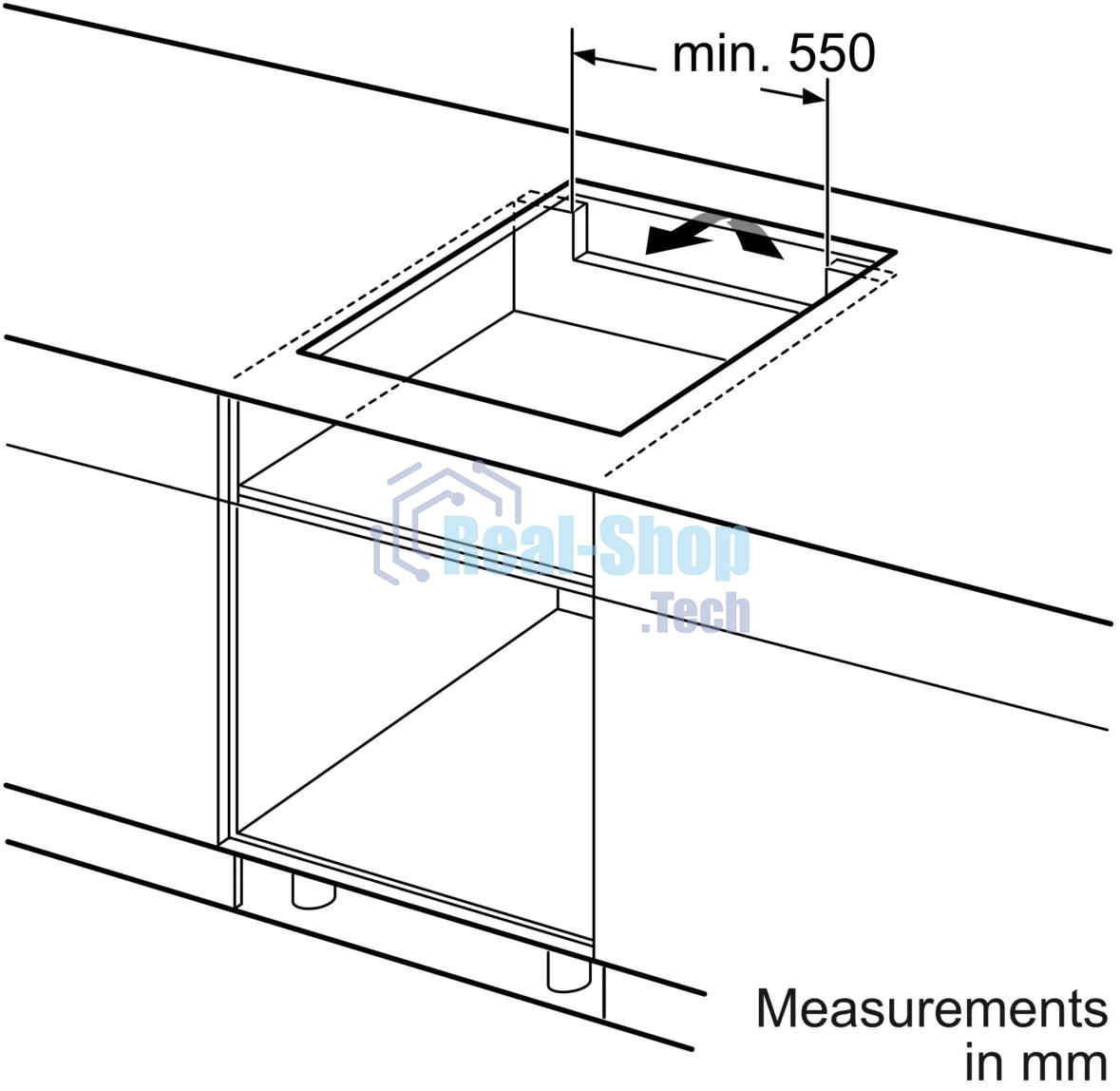 Индукционная варочная поверхность Bosch PIE631BB5E, 4 конфорки, стеклокерамика, 7400 Вт