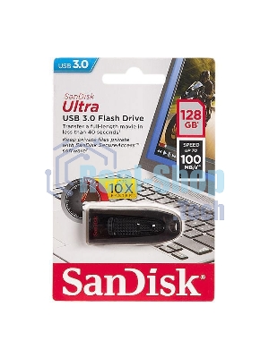 Флешка USBSanDisk 128Gb CZ48 Ultra SDCZ48-128G-U46 USB 3.0, черный USB Drive
