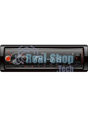 Автомагнитола ACV AVS-916BR, 1 DIN, Bluetooth, USB Type-A, AUX
