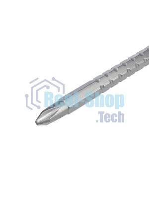 Отвертка реверсивная комбинированная Rexant двухсторонний стержень 120 мм (крестовая PH 2, шлицевая SL 6 мм), двухкомпонентная рукоятка