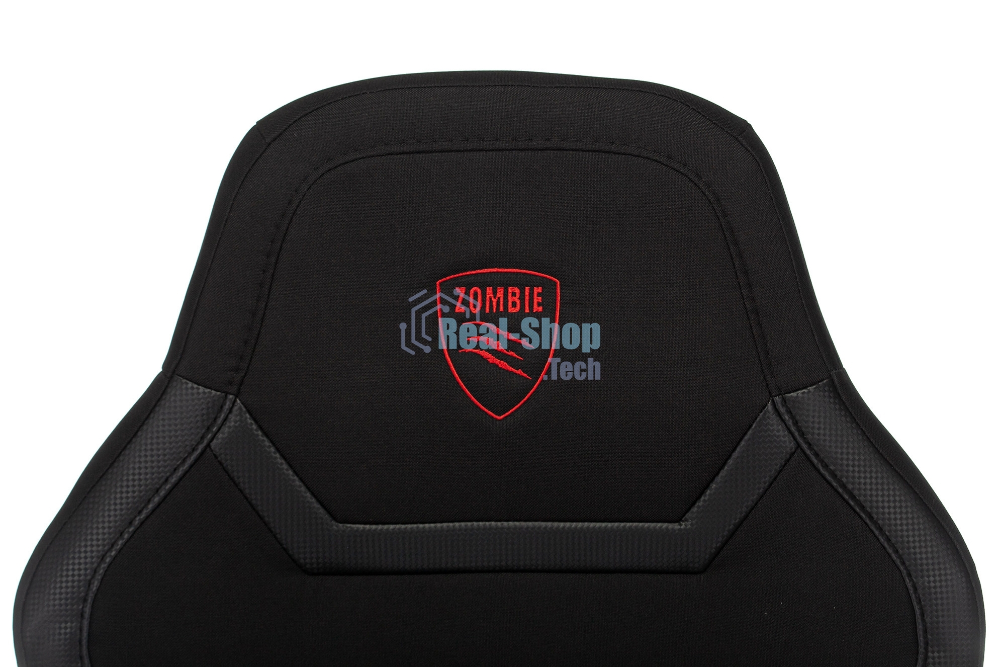 Кресло игровое Бюрократ Zombie 10 черный искусст.кожа/ткань крестовина пластик