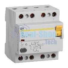 Выключатель дифференциального тока (УЗО) 4п 25А 300мА тип AC ВД1-63 ИЭК MDV10-4-025-300