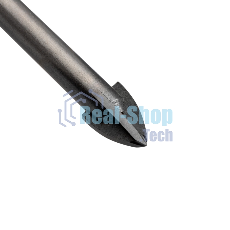 Сверло по стеклу и керамике Kranz 12 мм 4 грани шестигранный хвостовик