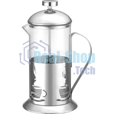 Френч-пресс MALLONY ALITO стеклянный, 350 мл, в корп из нерж стали