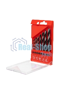 Набор сверл Matrix по дереву,3-4-5-6-7-8-9-10 мм 8шт цилиндр, хвостовик, пластиковый кейс