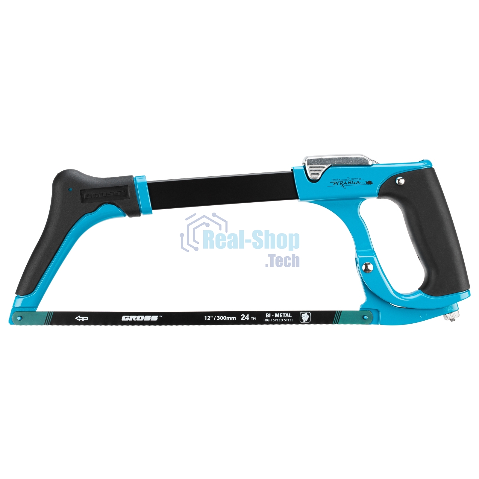 Ножовка Gross 77604 по металлу ''piranha'' 300 мм рычажный механизм натяжения полотна
