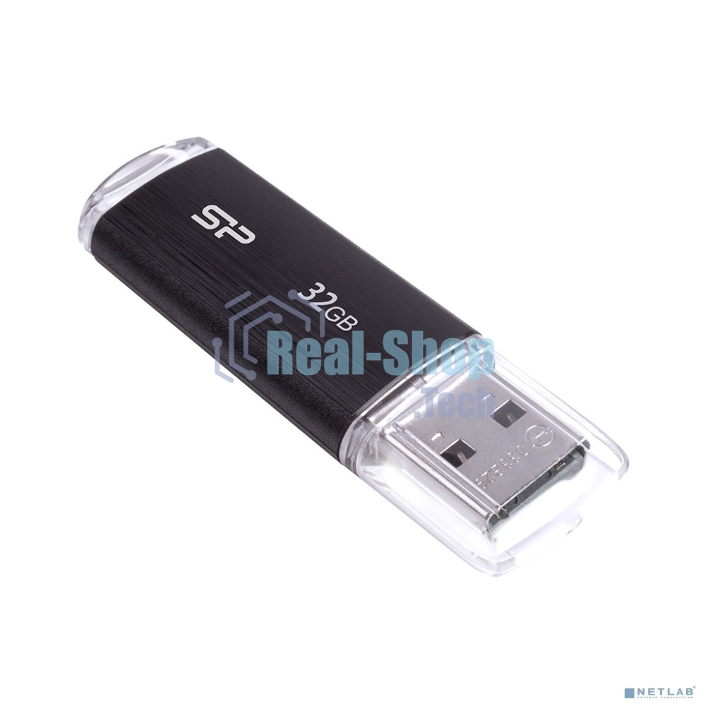Флешка USB Silicon Power R/W 64Gb Ultima U02 SP064GbUF2U02V1K USB 2.0 черный