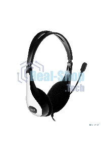 Гарнитура проводная игровая CBR CHP 353M White проводная стерео, микрофон с шумоподавл., накл. наушники, USB, кнопка выкл. микрофона, регул. громк., регул. оголовья, длина каб. 2 м, цвет черный-белый