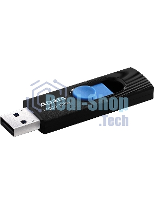 Флешка USB ADATA UV320 (AUV320-128G-RBKBL), 128Gb, USB 3.2, R/W 100/30, черный/голубой