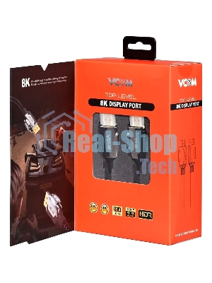 Кабель соединительный VCOM CG634-2M DISPLAY PORT v1.4, 8K@60Hz, 2 м