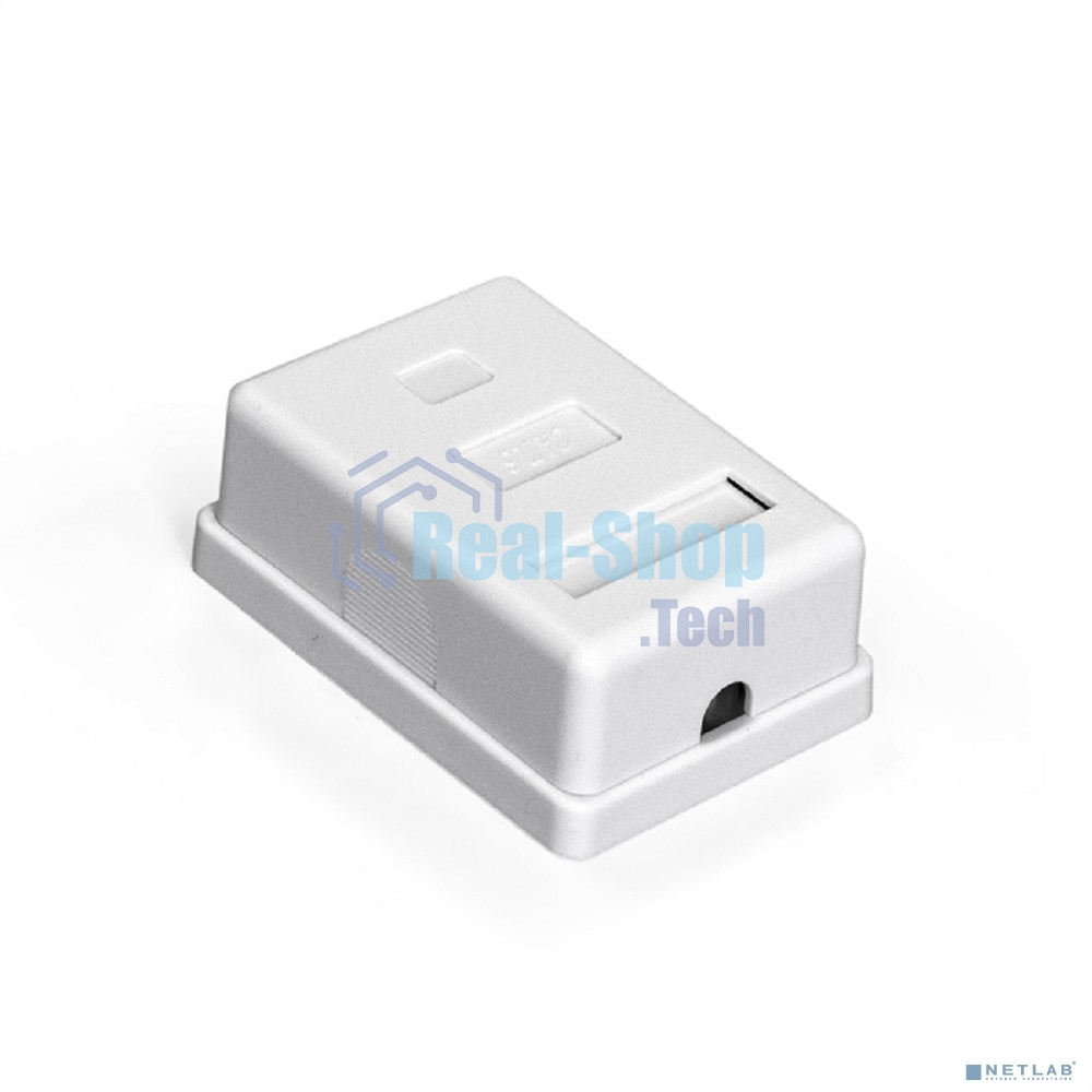 Розетка компьютерная внешняя ExeGate SM1-RJ45-C6 RJ-45 кат.6 UTP Krone/110