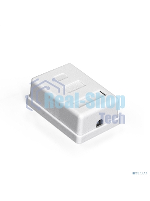 Розетка компьютерная внешняя ExeGate SM1-RJ45-C6 RJ-45 кат.6 UTP Krone/110