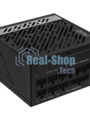 Блок питания MSI MPG A1000G RTL, 1000Вт, 80 PLUS Gold, модульный, RTL