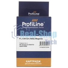 Картридж струйный ProfiLine PL-C4912A №82 для принтеров HP Deskjet 500/500ps/510/800/800ps(24/42in) DesignJet copier cc800ps Magenta водные