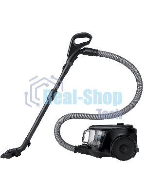 Пылесос Samsung VC18M2150SG/EV титан/черный, 380/1800 Вт, уборка сухая, пылесборник контейнер 1.5 л