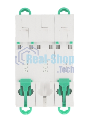 Выключатель автоматический 3П 10А характеристика C 10кA 400В Systeme Electric Systeme9 (кратно 1)