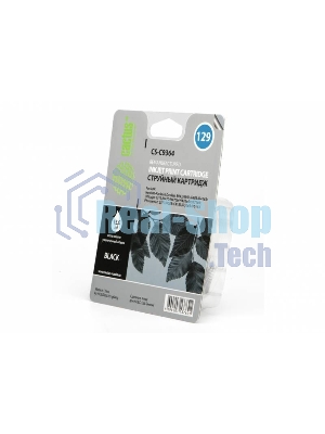 Картридж струйный Cactus CS-C9364 №129 черный (15 мл.) для HP PS 8053/8753/5943/2573/DJ 5900series