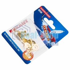 Наконечник кольцевой Rexant ø6.2 мм, 0.5-0.8мм², НК 6-0,5-0,8/DJ431-6A, в упак. 10 шт.